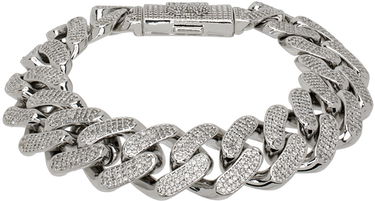 Náramok BAPE BAPE Silver Ape Head Fat Bracelet Metalická | 001GDK301006M, 0