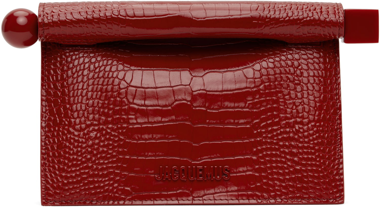 Peňaženka Jacquemus Jacquemus La Croisière 'The Small Rond Carré' Clutch Červená | 25E241BA392-3238, 0