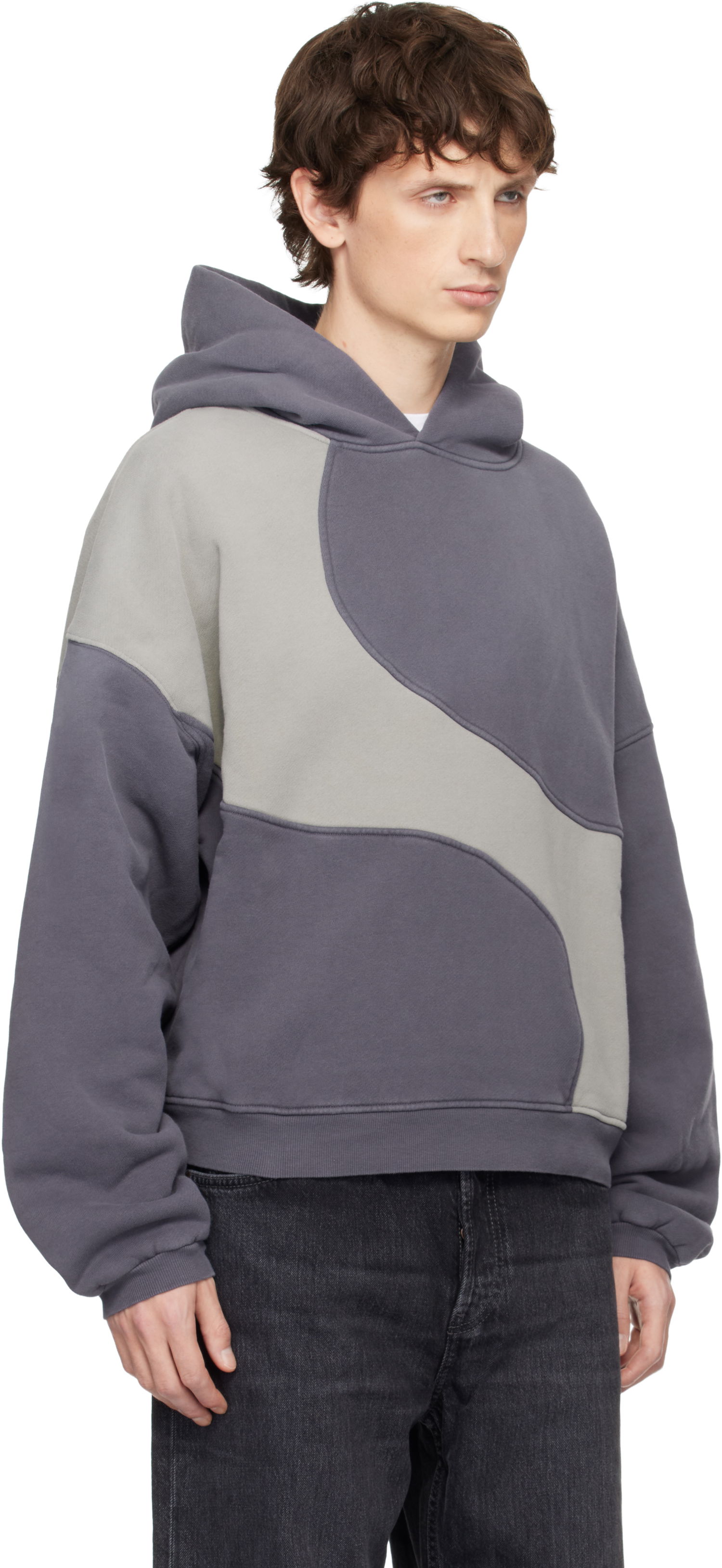 Mikina ERL Wave Panelled Hoodie Rôznofarebný | ERL11T024, 1