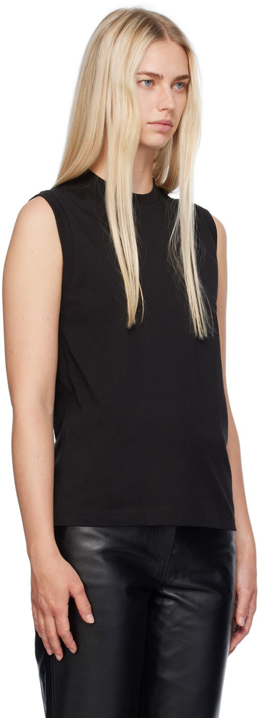 Tielko TOTEME TOTEME Relaxed Sleeveless Tank Top Čierna | 243-WRT0345-FB0093, 1