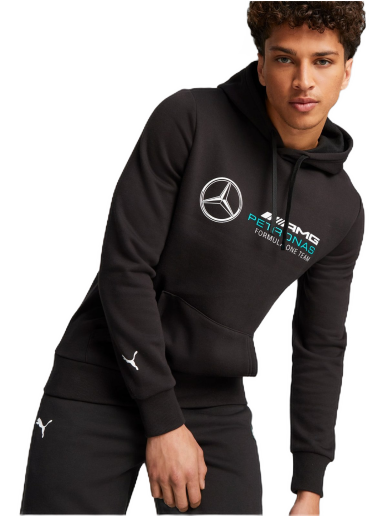 Mercedes-AMG PETRONAS Motorsport Hoodie Herren, Schwarz, Größe: L, Kleidung