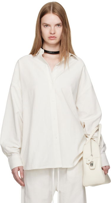 Košeľa Fear of God Fear of God ESSENTIALS Relaxed Shirt Biela | 186SP255524FW, 0