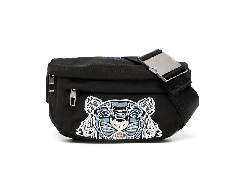 Ľadvinka KENZO Embroidered Tiger Bum Bag Čierna | FA65SF305F20