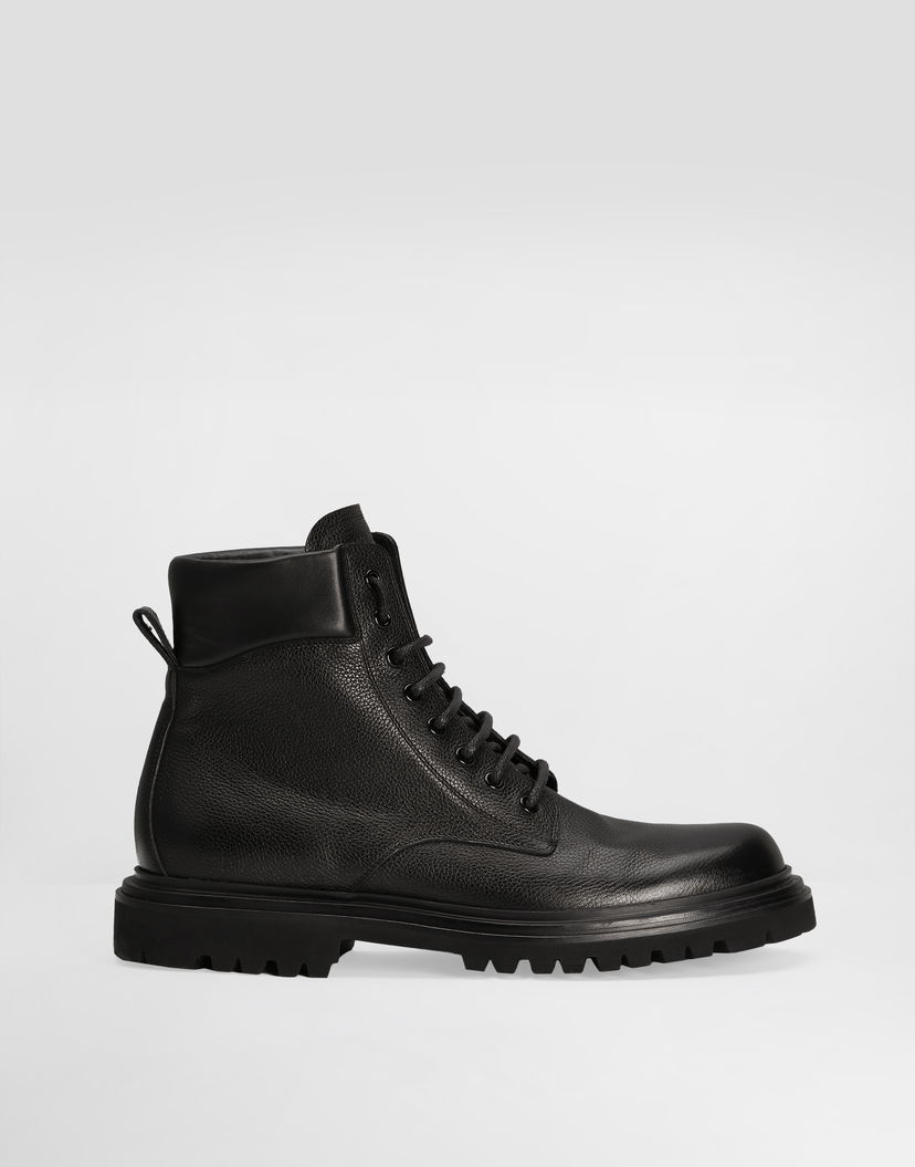 Doplnky Dolce & Gabbana Dolce & Gabbana Calfskin Ankle Boots Čierna | A60613A6H478B956