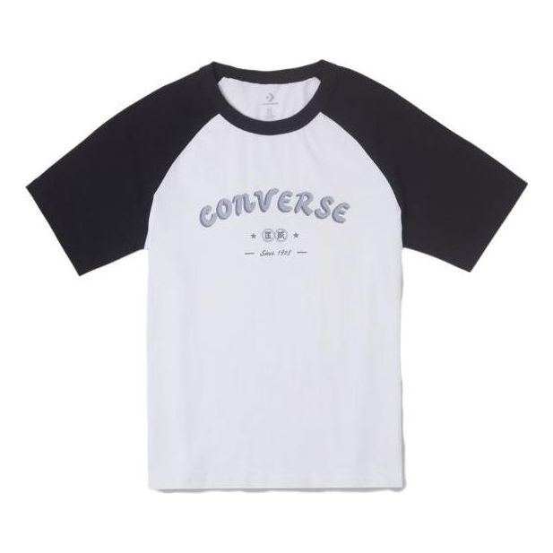 Tričko Converse Logo Baseball T-Shirt Biela | 10026176-A01