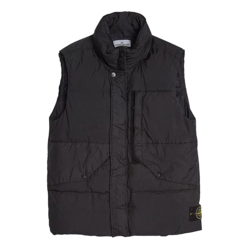 Vesta Stone Island Reps Down Vest Čierna | 7915G0423-V0029