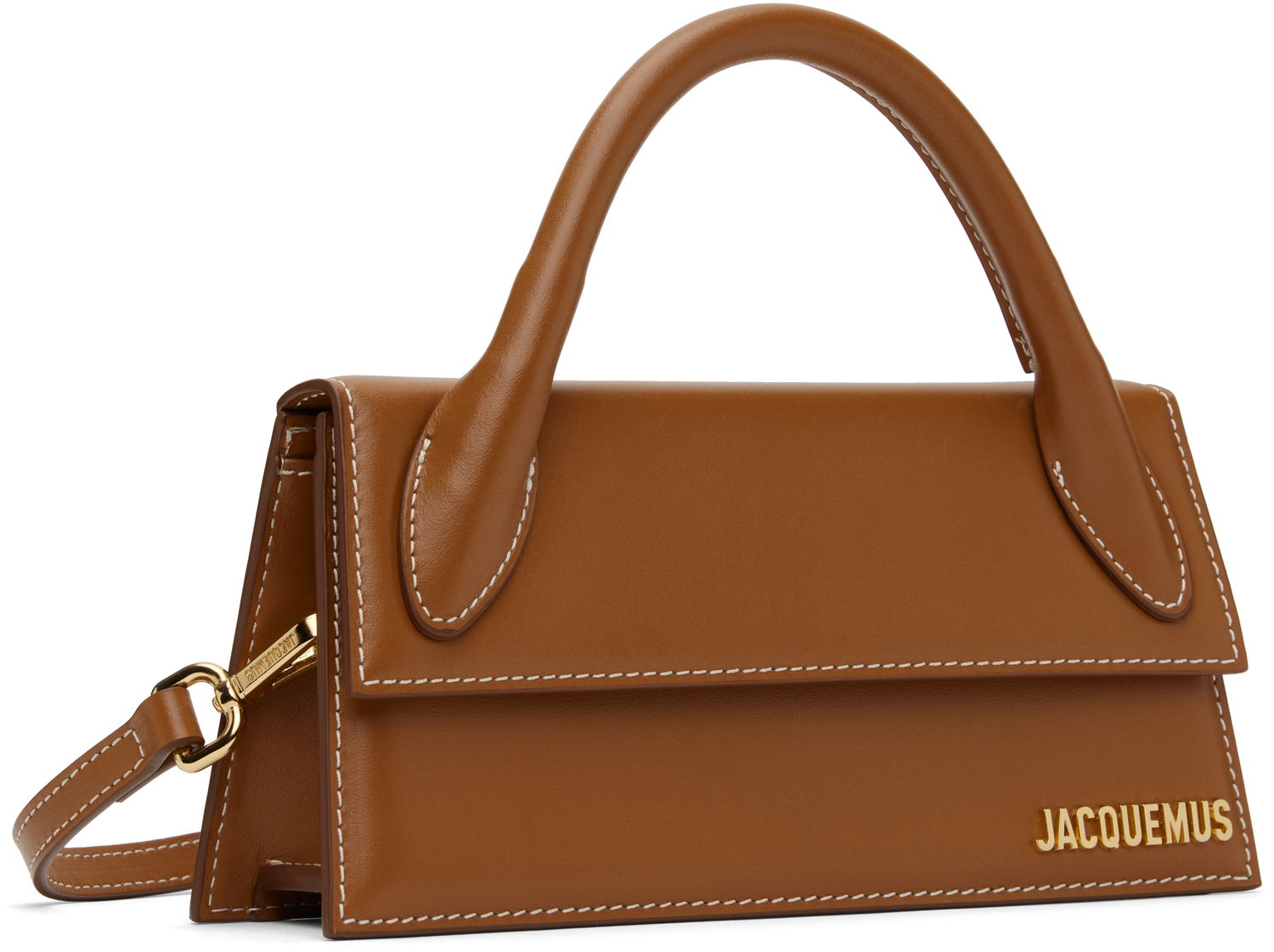 Taška cez rameno Jacquemus Le Papier 'Le Chiquito Long' Clutch Hnedá | 22H213BA004-3072, 1