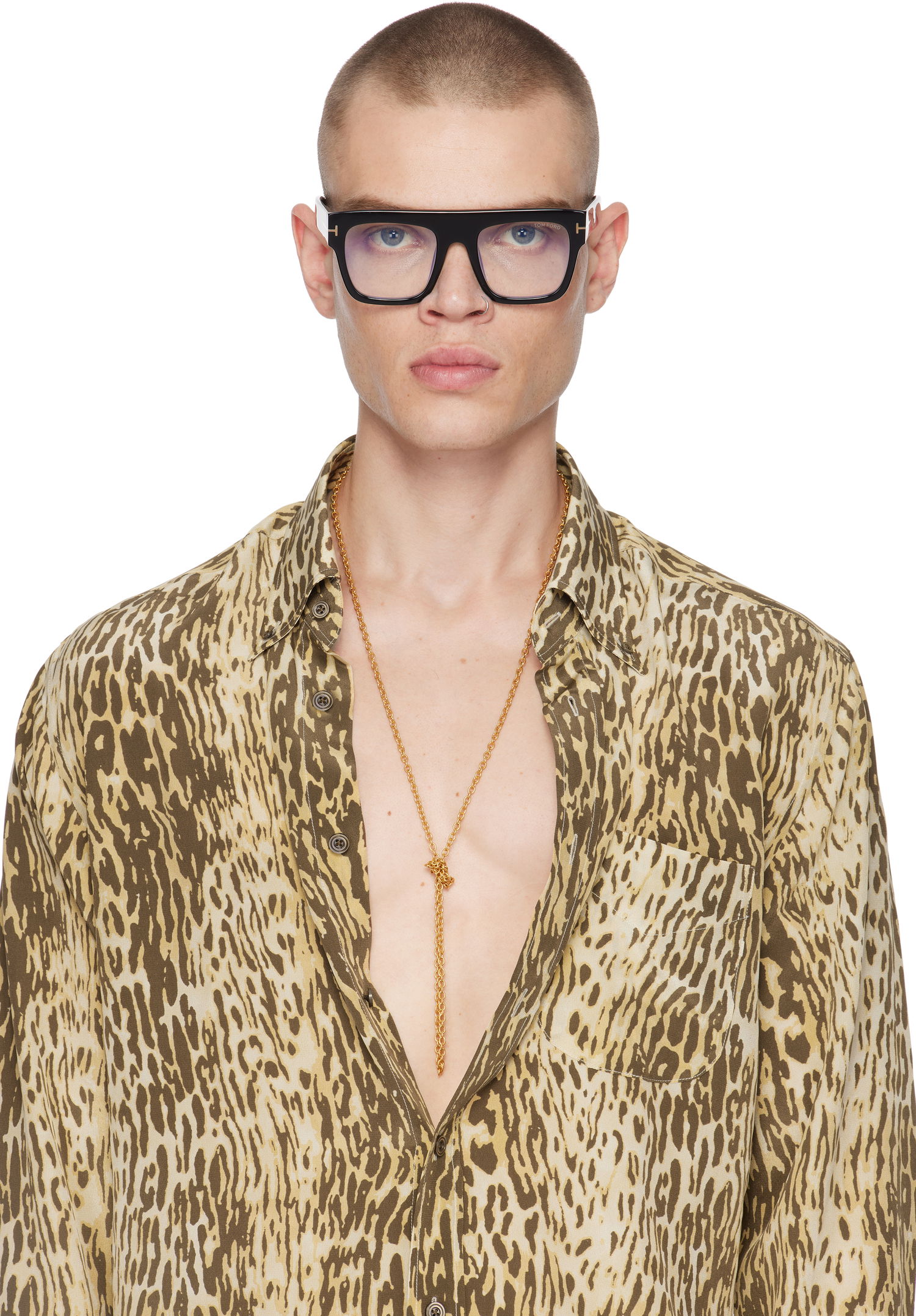 Náhrdelník Tom Ford Brass Chain Necklace Metalická | JM012-AMT001X, 1