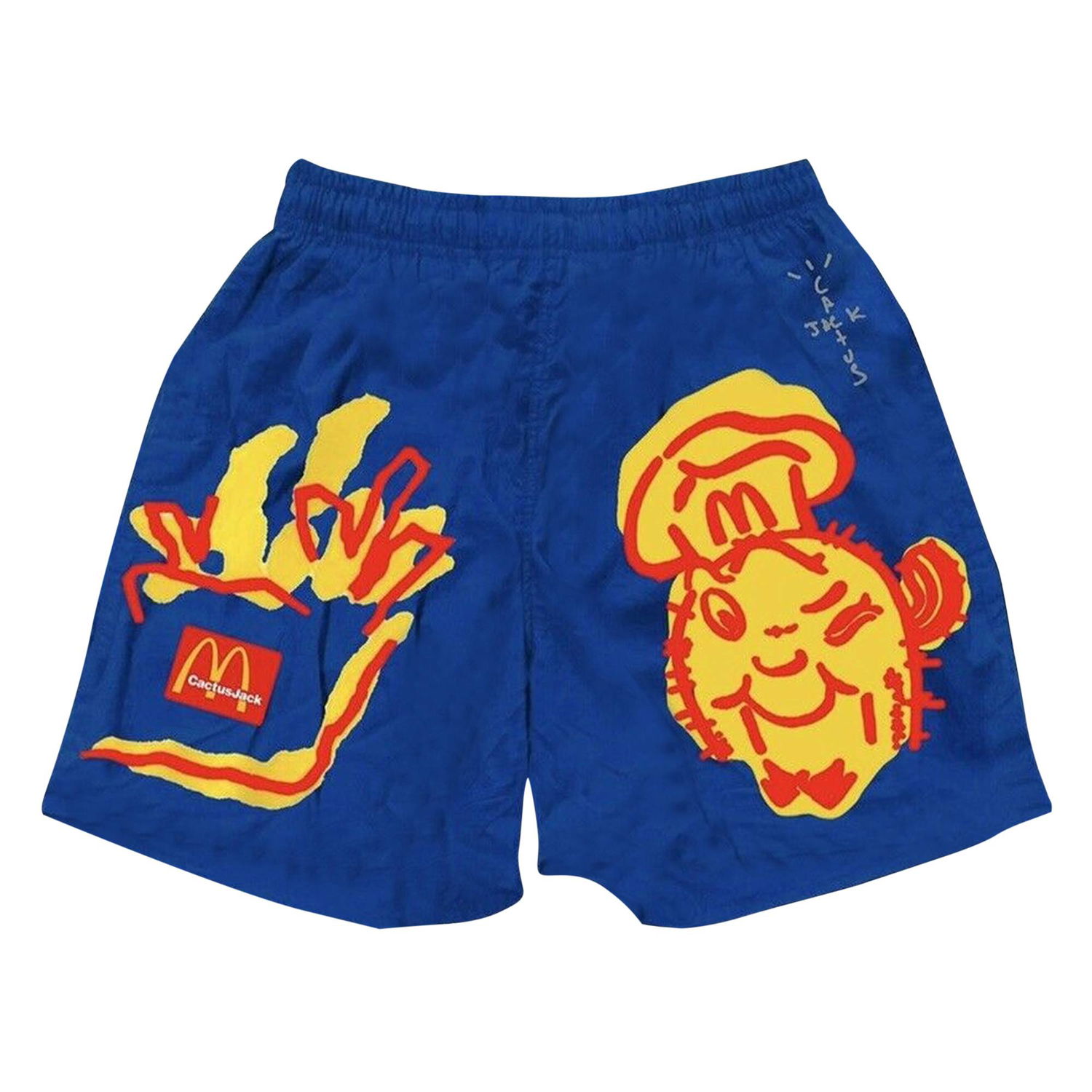 Šortky Cactus Jack by Travis Scott McDonald's x Illustration Shorts Modrá | CJMD BS124 BLUE, 1