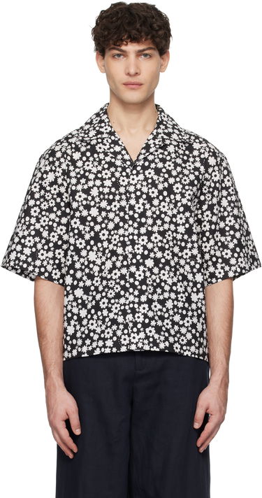 Košeľa Marni Marni Pop Fields Motif Shirt Čierna | CUMU0330S2 UTC463, 0