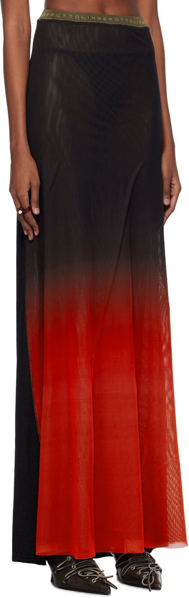 Sukňa Ottolinger Ottolinger Semi-Sheer Maxi Skirt Červená | 103202, 1