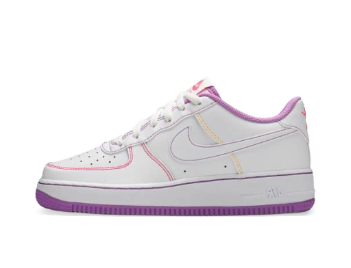 Tenisky a topánky Nike Air Force 1 '07 Low GS "Contrast Stitch - Fuchsia Glow" W Biela | CW1575-110