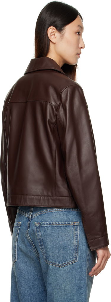 Bunda Loulou de Saison Loulou de Saison Ascot Leather Jacket Hnedá | ASCOT, 2