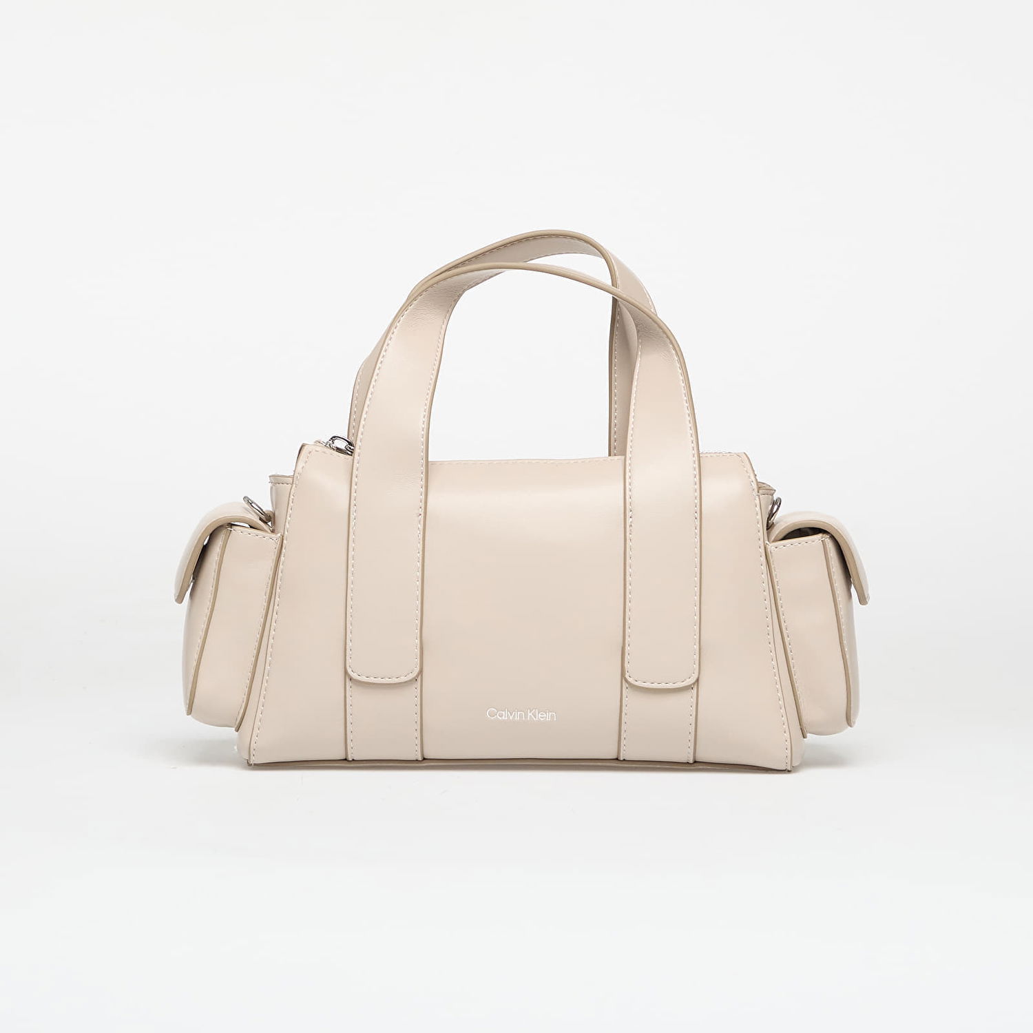 Taška cez rameno CALVIN KLEIN Calvin Klein Webbing Strap Pocket Crossover Bag Béžová | LV04F3291G 2QO, 1