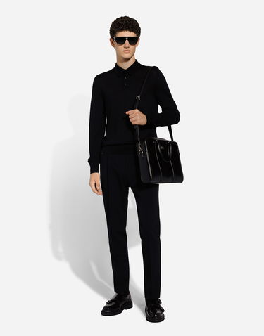 Cestovná taška Dolce & Gabbana Dolce & Gabbana Calfskin Briefcase Čierna | BM2321AV95680999, 1