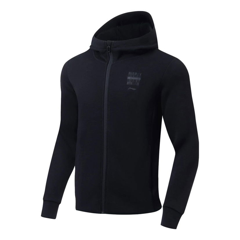 Mikina Li-Ning Training Regular Fit Hooded Jacket Čierna | AWDT113-1