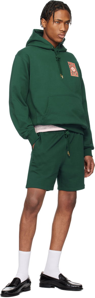 Mikina Casablanca Casablanca Gothic Logo Hoodie Zelené | MS25-JTP-292-01, 3