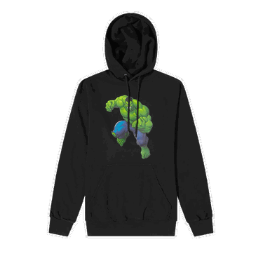 Mikina Balenciaga Medium Fit Hoodie Čierna | 600583 TLV58 1000, 0