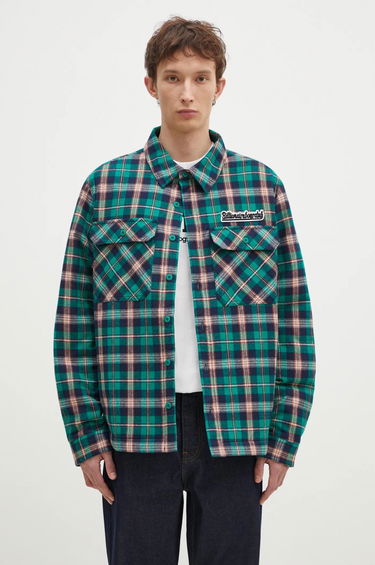 Košeľa BILLIONAIRE BOYS CLUB Billionaire Boys Club Padded Check Overshirt Zelené | B24430, 0