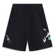 Graphic Print Cotton Shorts