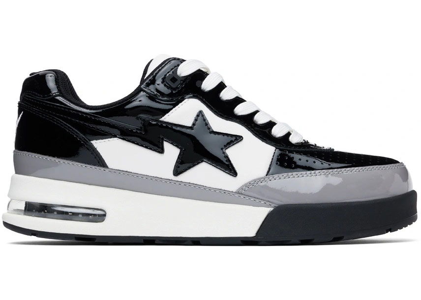 Tenisky a topánky BAPE Road Sta "Black White" Čierna | 1J20-191-009-BLK, 0