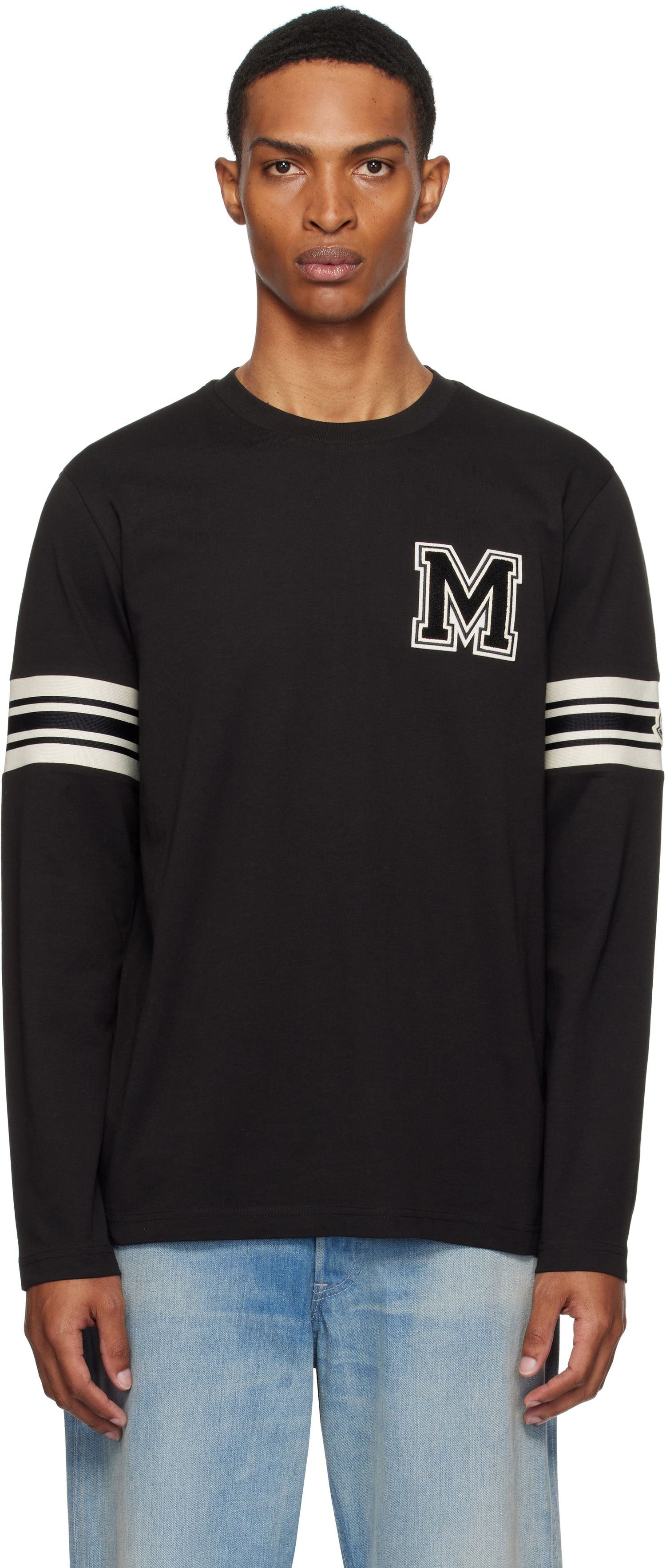Tričko Moncler Moncler Archivio Long Sleeve T-Shirt Čierna | K20918D0000589AYY, 0