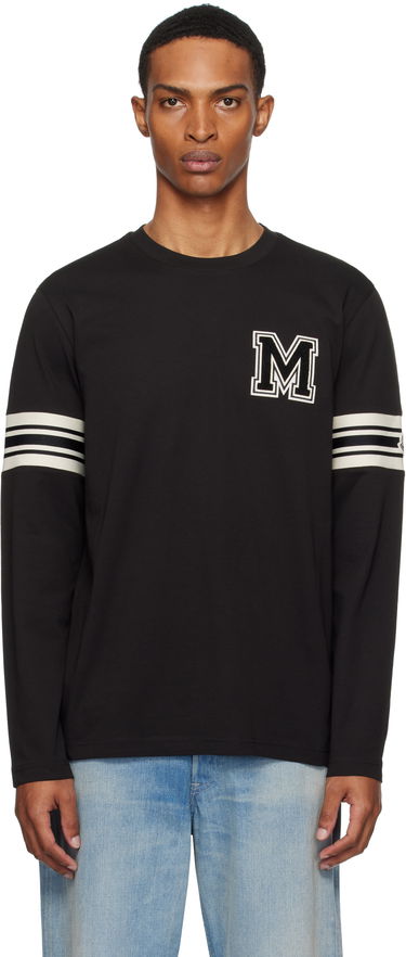 Tričko Moncler Moncler Archivio Long Sleeve T-Shirt Čierna | K20918D0000589AYY, 0