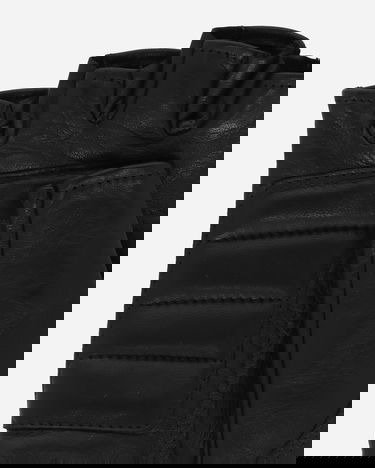 Rukavice OUR LEGACY Fingerless Leather Gloves Čierna | A2258MBL 001, 5