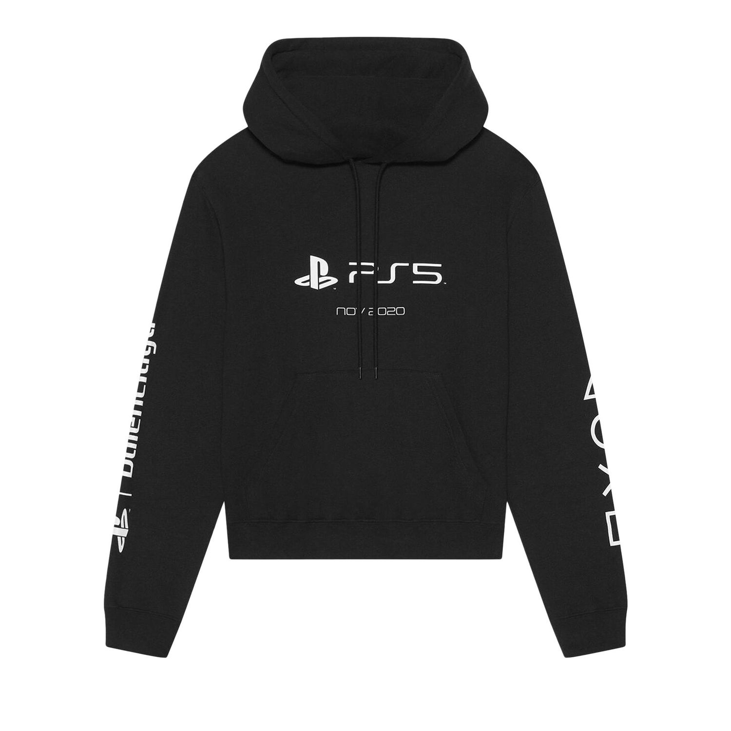 Mikina Balenciaga Playstation Shrunk Hoodie Čierna | 657034 TKVF4 1070, 1