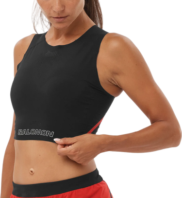 Tielko Salomon S/LAB Speed Short Tank Top Čierna | lc2186600, 0