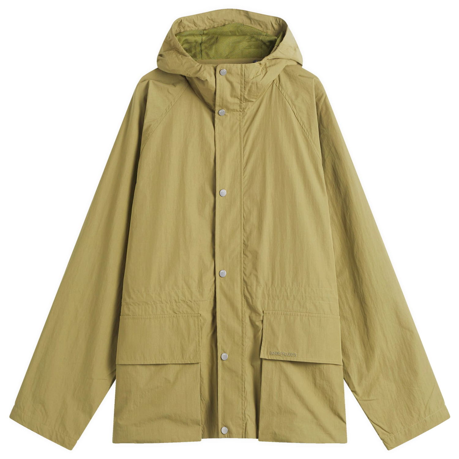Vetrovka NORSE PROJECTS Herluf Tech Poplin Jacket Zelené | N55-0625-8037, 0
