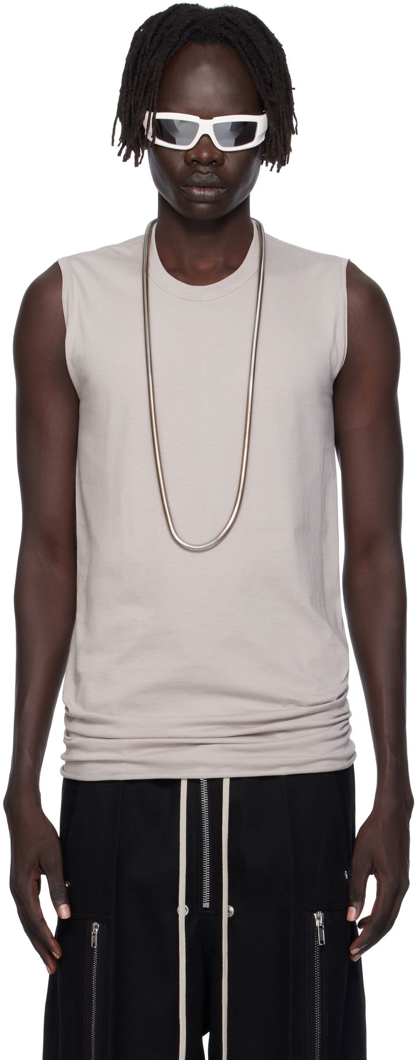 Tielko Rick Owens Rick Owens Concordians Basic Tank Top Béžová | RU02E1151 JA