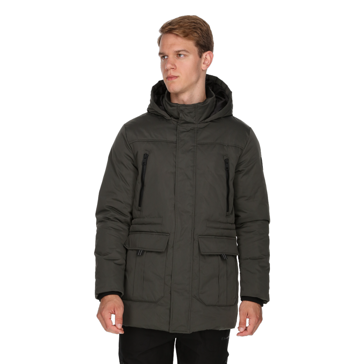 Parka Champion Insulated Hooded Parka WILLIAM Šedá | CHA233M504-61, 0