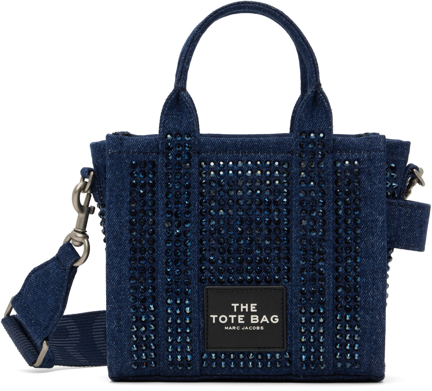 Tote bag Marc Jacobs Marc Jacobs 'The Crystal Denim Crossbody' Tote Bag Modrá | 2S5HCR019H03, 0