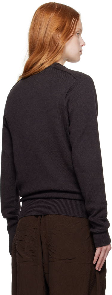 Sveter Studio Nicholson Studio Nicholson Inverness V-Neck Sweater Hnedá | INVERNESS SN - 1501, 2