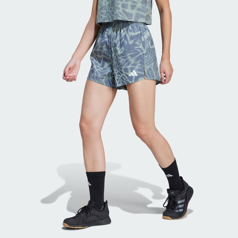 Šortky adidas Performance Train Essentials Allover Print Workout Shorts Rôznofarebný | JE8690