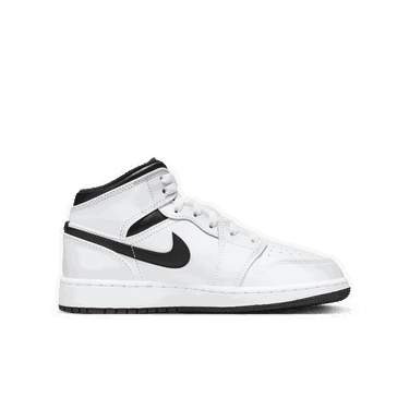 Tenisky a topánky Jordan Air Jordan 1 Mid "White Black" GS Biela | DQ8423-132, 3