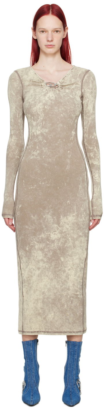 Šaty Diesel D-Critic Midi Dress Béžová | A12068 0KHAS, 0