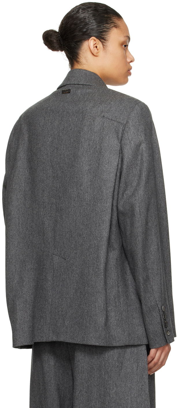 Double-Breasted Wool Blazer