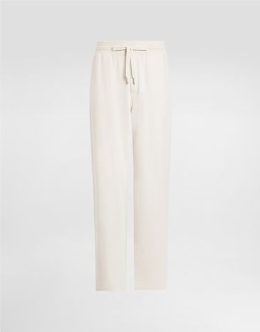 Tepláky Dolce & Gabbana Dolce & Gabbana Stretch Jersey Jogging Pants Biela | GVZ7AZG7O2JA4567, 0