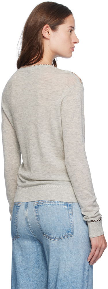 Sveter rag & bone rag & bone Indie Crewneck Sweater Šedá | WAS24F045BG45, 2