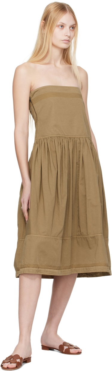 Šaty Manolo Blahnik Manolo Blahnik Haribalmuflat Leather Scalloped Slides Hnedá | 424-1839, 4