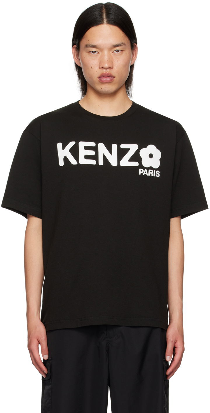 Tričko KENZO Black Paris Boke Flower 2.0 T-Shirt Čierna | FE65TS4724SG, 0