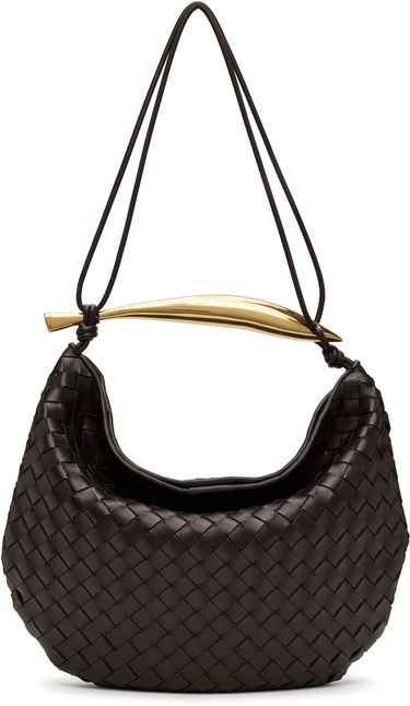 Kabelka Bottega Veneta Medium Intrecciato Leather Shoulder Bag Hnedá | 754988 VCPP1, 0