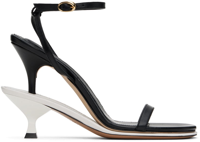 Tenisky a topánky Jacquemus Jacquemus Les Sculptures 'Les doubles sandales' Heeled Sandals Čierna | 24E241FO141-4303