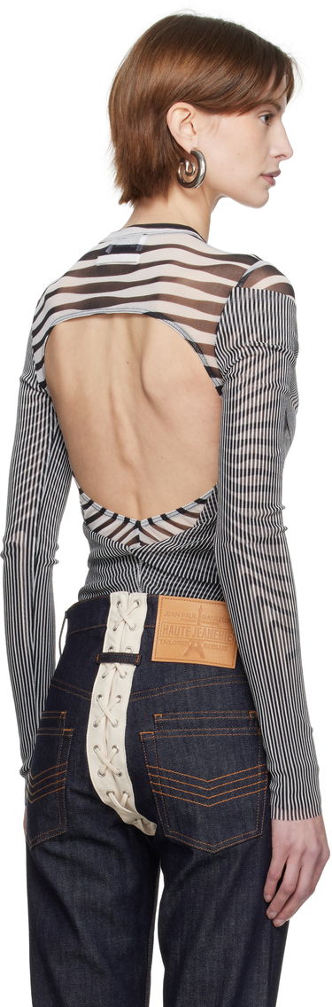 Sveter Jean Paul Gaultier Jean Paul Gaultier Draped Body Morphing Bodysuit Rôznofarebný | 25/33-F-BD061-T578-0100, 2