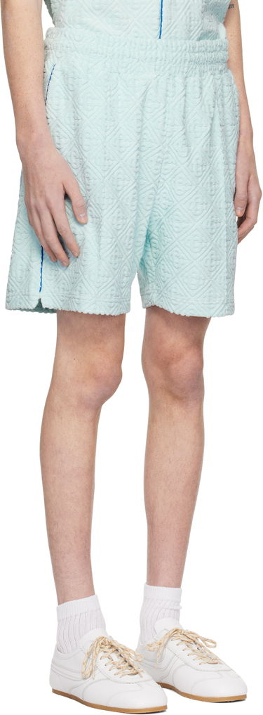 Šortky Casablanca Monogram Towelling Shorts Modrá | MPS25-JTR-113-01, 1