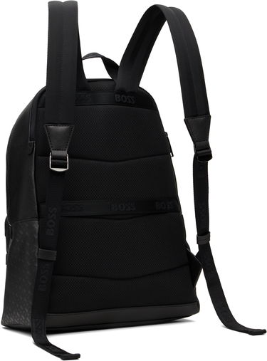 Batoh BOSS BOSS Monogram Backpack Čierna | 50552571, 3