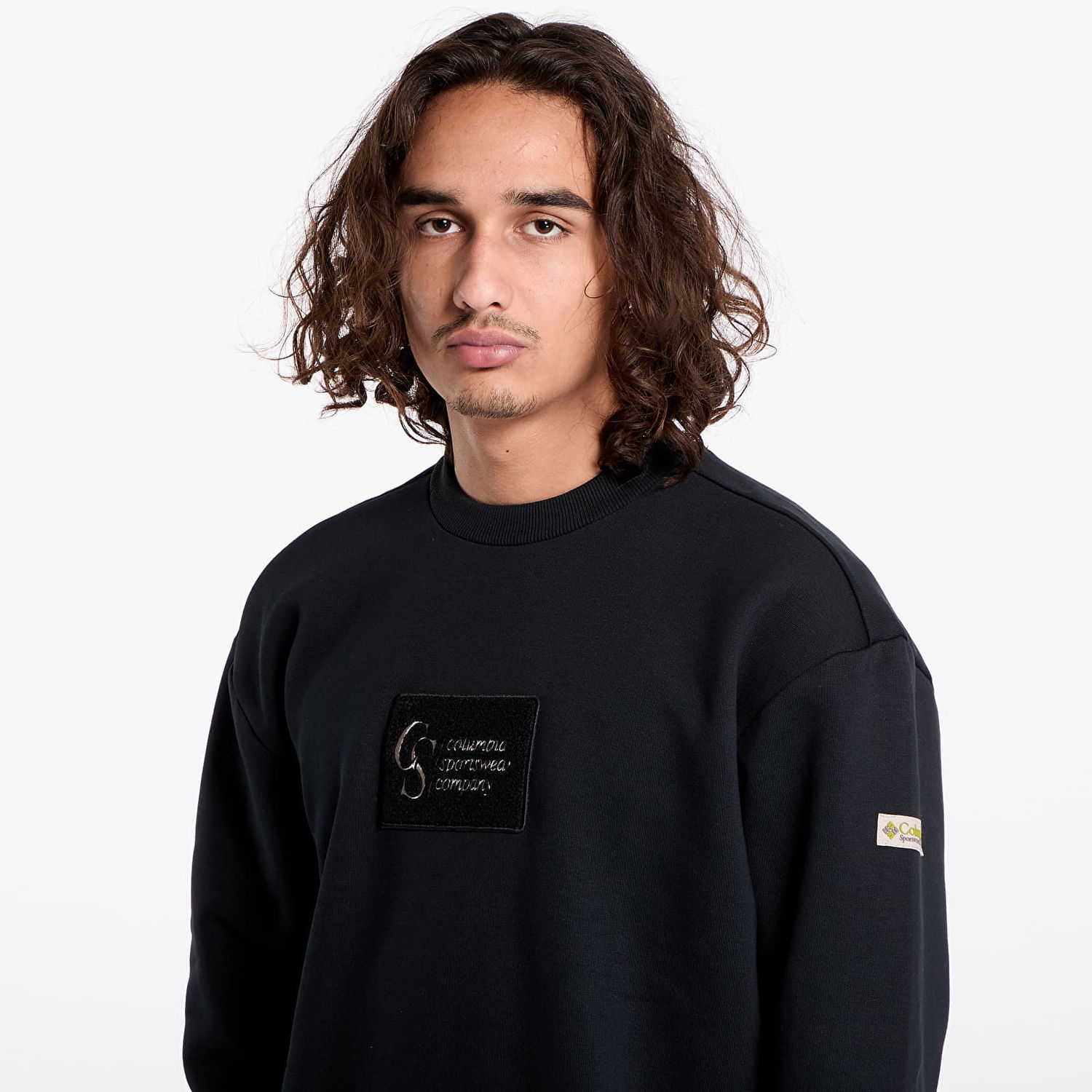 Mikina Columbia Wallowa™ Fleece Crewneck Sweatshirt Black Čierna | 2090811010, 1