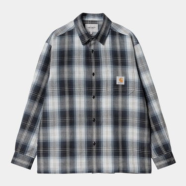Košeľa Carhartt WIP Carhartt WIP Blanton Long Sleeve Plaid Shirt Modrá | I034379_8, 3